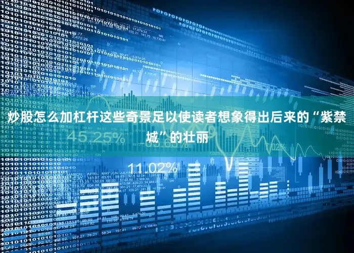 炒股怎么加杠杆这些奇景足以使读者想象得出后来的“紫禁城”的壮丽
